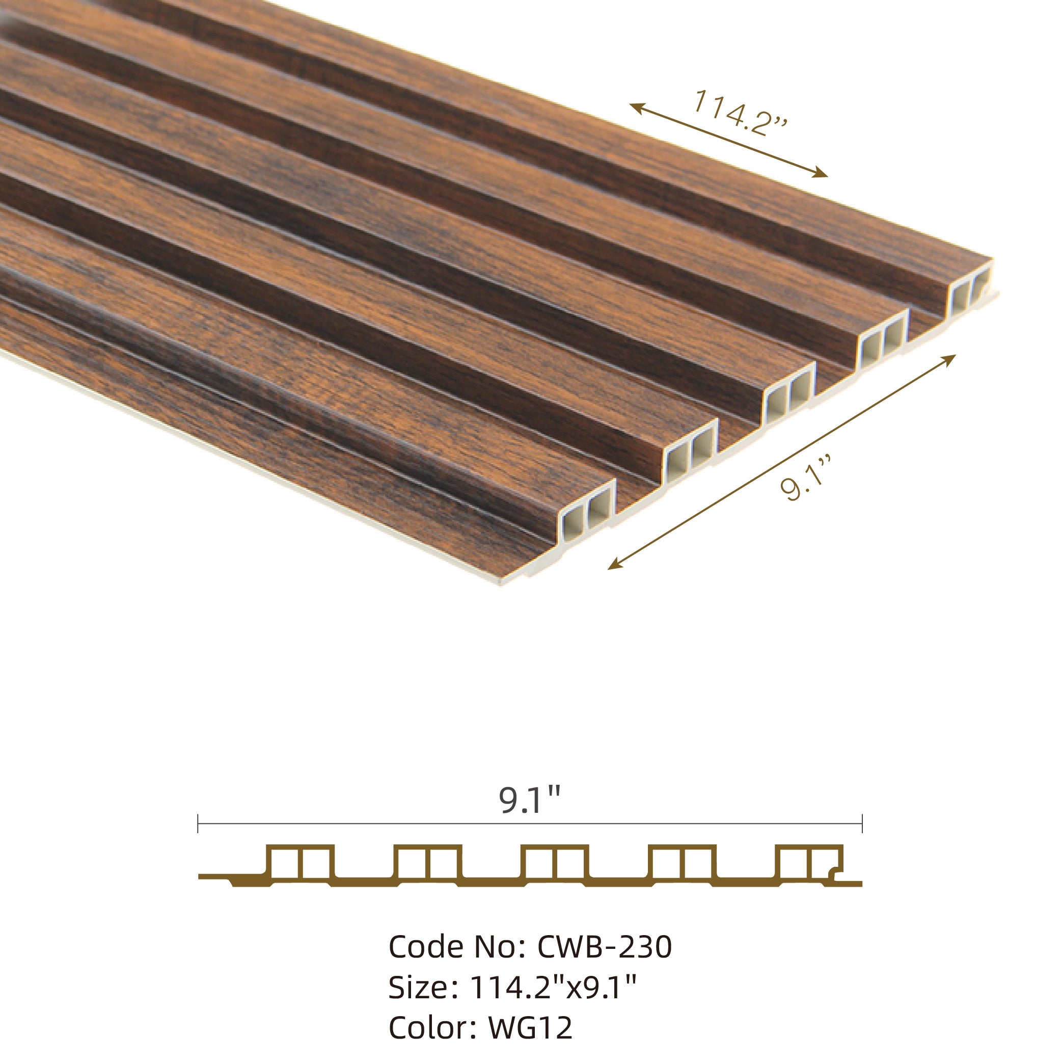 Interior Panel CWB-230 WG12 – Omega Kitchens & Decor