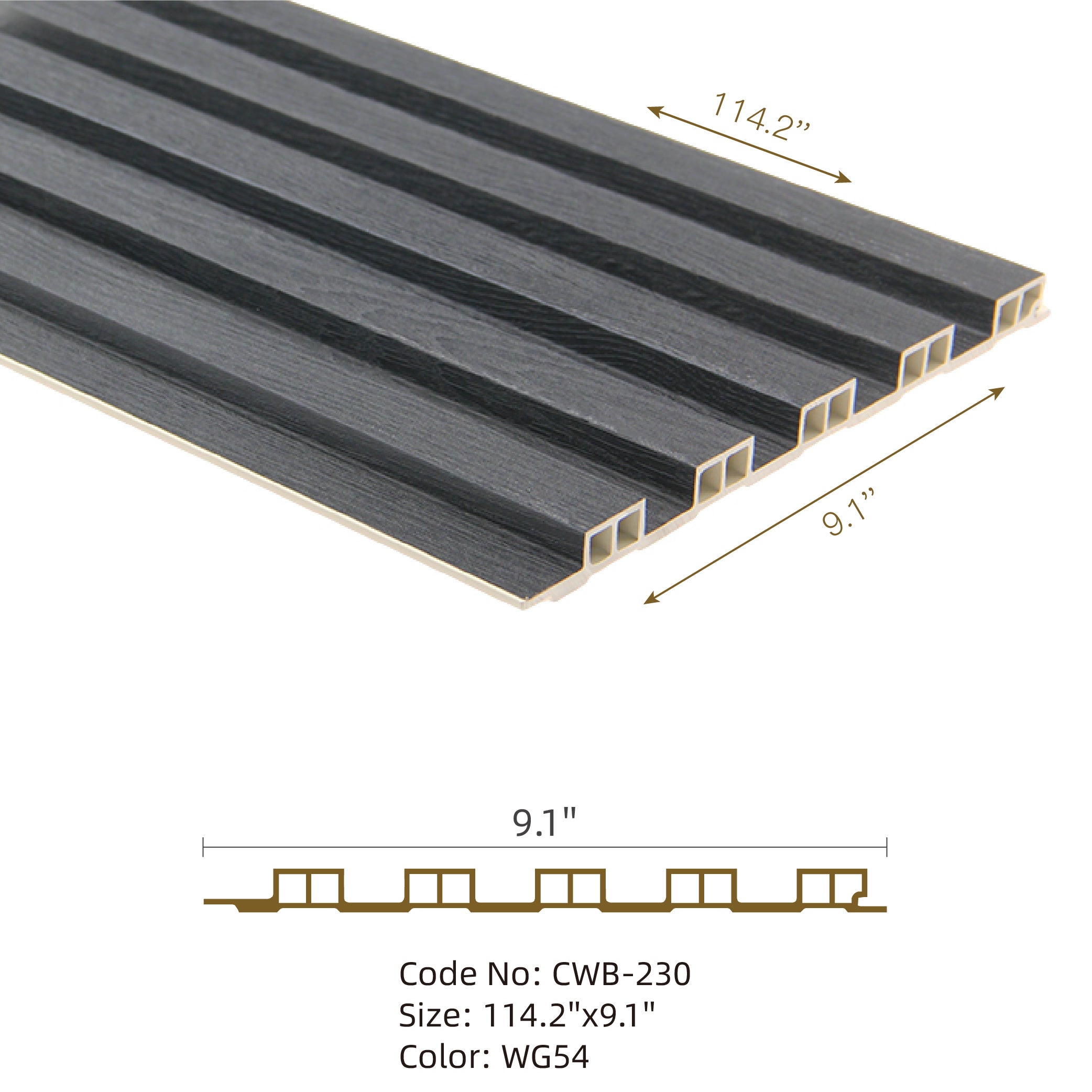 Interior Panel CWB-230 WG54 – Omega Kitchens & Decor