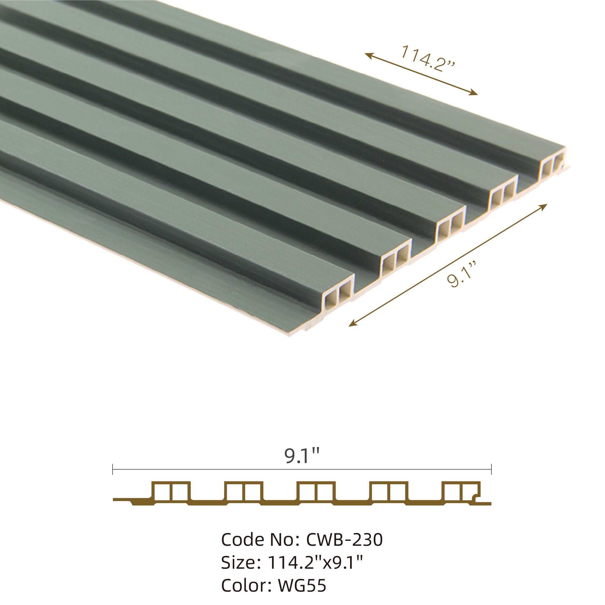 Interior Panel CWB-230 WG55 – Omega Kitchens & Decor