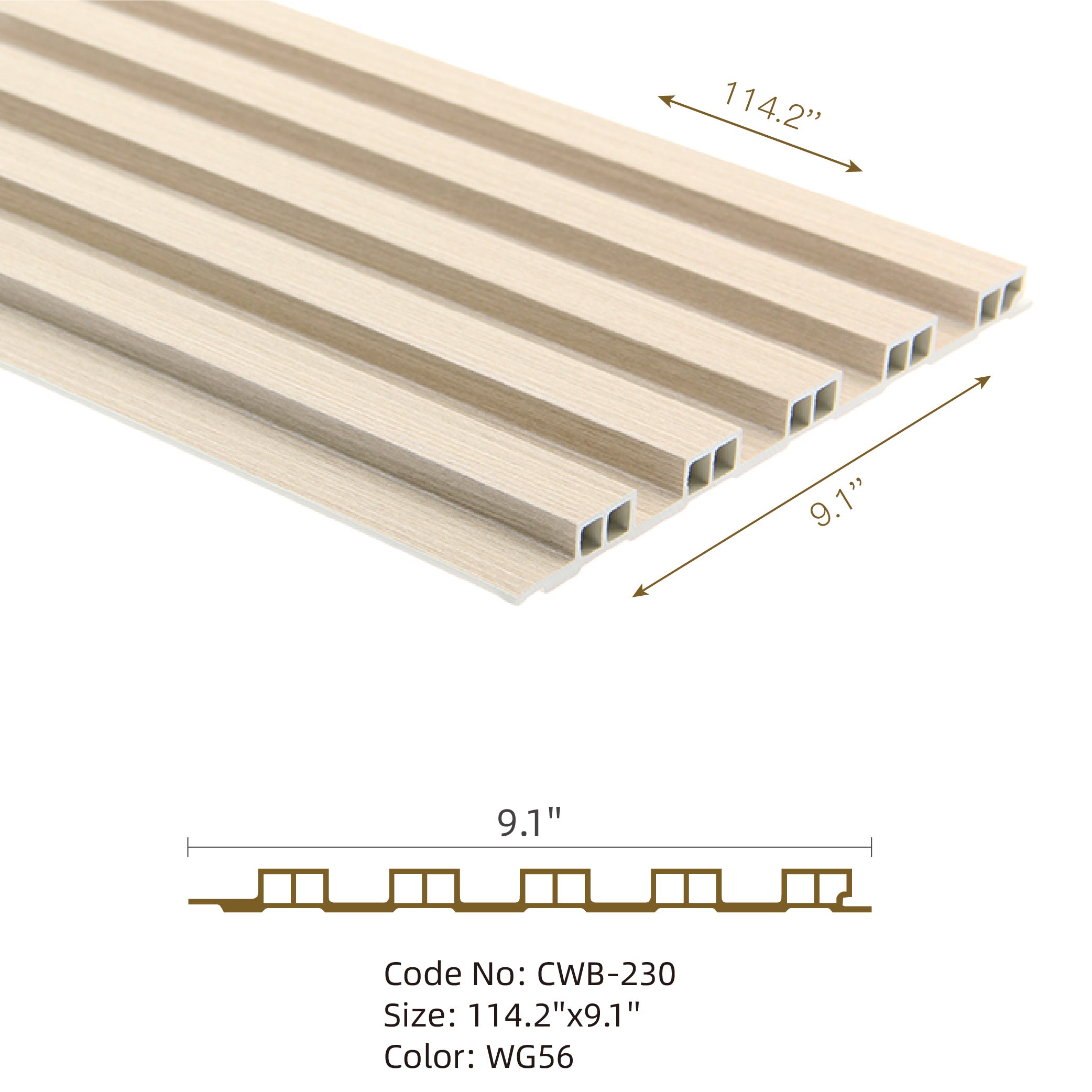 Interior Panel CWB-230 WG56 – Omega Kitchens & Decor